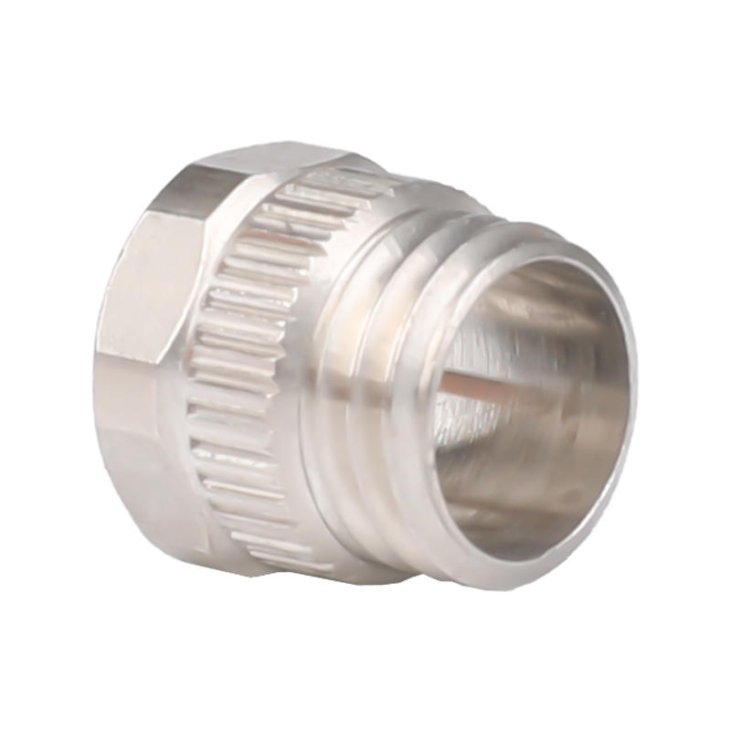 Small Connector Turn-Mill Combination Precision Machining Customized Copper Part Precision Machining Nickelizing On Surface 