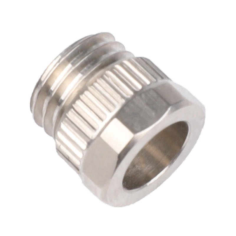 Small Connector Turn-Mill Combination Precision Machining Customized Copper Part Precision Machining Nickelizing On Surface 