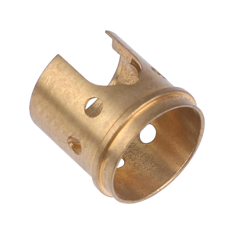 Sleeve Turn-Mill Combination Precision Machining Customized Copper Part Precision Machining Silvering On Surface  