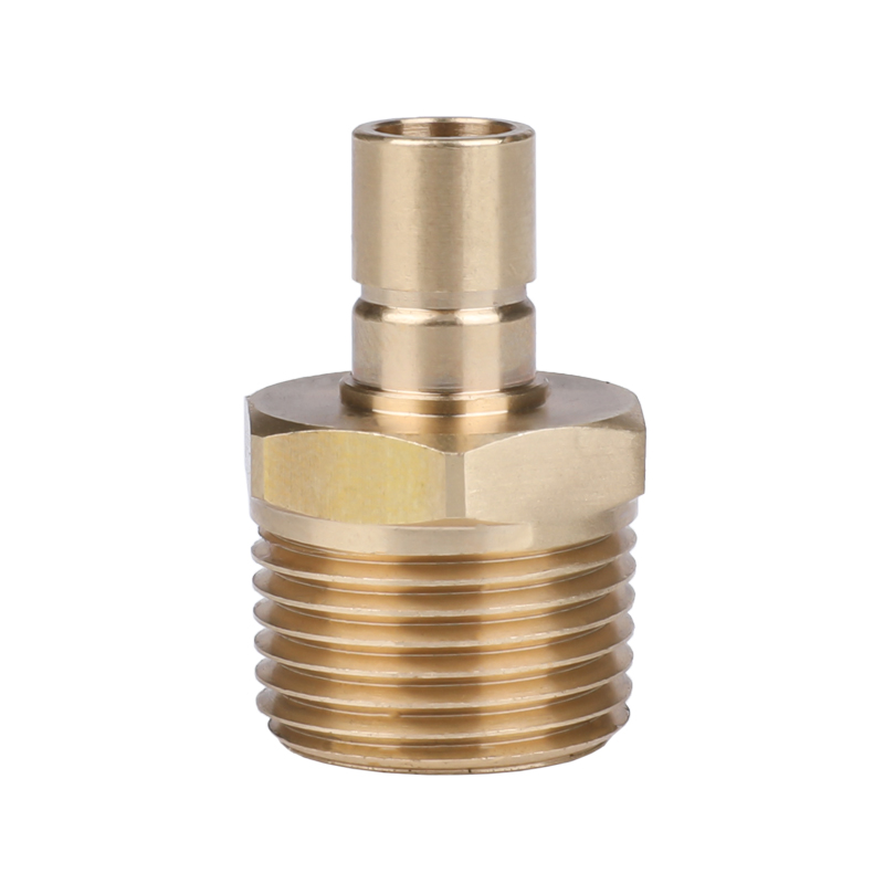 Copper Pipe Joint Turn-Mill Combination Precision Machining Customized Copper Part Precision Machining Nickelizing On Surface